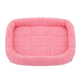 Pet Cat Dog Bed Mat Small Large Dog Kennel Pet Square Plush Dog Bed Puppy House Sleep Pad Pet Accessories