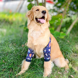 Dog Elbow Brace Protector Anti-Lick Wound Soft Breathable Pain Relief Shoulder Support Elbow Sleeves Pads for Canine Elbow