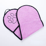 Pet Absorbent Towel Dog Bath Towel Cat Quick-drying Absorb Water Glove Puppy Kitten Soft Towel Pet Cleaning Supplies