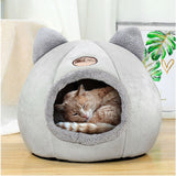 Warm Deep Cat Litter Winter Comfort Bed For Cats Fully Enclosed Cat House Sleeping Cat's House Cats Tunnel Bed Pet Accessories