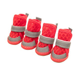 Non Slip Dog Shoes Summer Breathable Mesh Dogs Boots Outdoor Reflective Pet Shoes for Small Medium Dogs Puppys Zapatos Perros