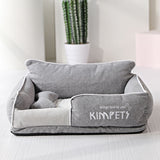 Dog Beds Warm Sleeping Cotton Puppy Bed Washable Detachable Oxford Cloth Kennel Cat Nest Bottom Waterproof Small Cat&amp;Dog Nest