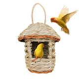 11 Styles Birds Nest Bird Cage Natural Grass Egg Cage Bird House Outdoor Decorative Weaved Hanging Parrot Nest Houses