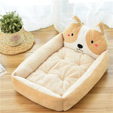 Winter Warm Nest Dog Bed Sleeping Bag Dog Cat Puppy Rectangular Sofa Bed Pet House Soft Bed Portable Pet Cat Basket Dog supplies
