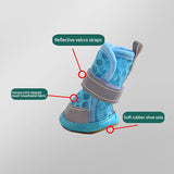 Non Slip Dog Shoes Summer Breathable Mesh Dogs Boots Outdoor Reflective Pet Shoes for Small Medium Dogs Puppys Zapatos Perros