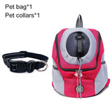 Pet Dog Carrier Bag Carrier For Dogs Backpack Out Double Shoulder Portable Travel Backpack Outdoor Dog Carrier Bag Travel Set