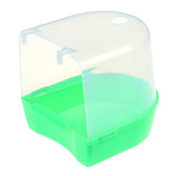 Hanging Bird Bath Cube Parrots Bathtub Bath Shower Box Cage Accessory for Little Bird Canary Budgerigar Cockatiel Lovebird