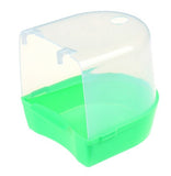 Hanging Bird Bath Cube Parrots Bathtub Bath Shower Box Cage Accessory for Little Bird Canary Budgerigar Cockatiel Lovebird