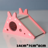 pet Hamster Toys Wooden Rainbow Bridge Seesaw Swing Toys Small Animal Activity Climb Toy DIY Hamster Cage Accessories