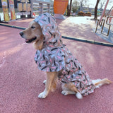 S-4XL New Dog Raincoat Pet Dogs Raincape Clothes For Small Large Dogs Poncho Golden Retriever Rain Coat Waterproof Pet Clothing