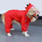 Fashion 3D Dinosaur Frog Style Raincoats Pet Dog Waterproof Clothes for Small Medium Big Dogs Rain Coat Pug Teddy Corgi Jacket