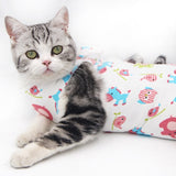 Cute Pet Recovery Suit Breathable Cat Surgery Clothing Stretchy Puppy Rehabilitation Weaning Shirts Anti Licking Pet Clothes
