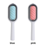Pet Grooming Brush Cleaning Pet Comb Dog Accessories Pet Brush Remove Loose Pet Hair 2 In 1 Gentle Massage Design Durable Relax