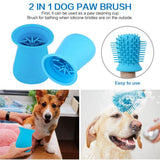 Dog Paw Cleaner Cup Soft Silicone Combs Portable Outdoor Pet towel Foot Washer Paw Clean Brush Quickly Wash Foot Cleaning Buck