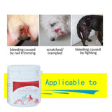 Pet Styptic Stop Bleeding Powder Safe For Dogs Cats Pet Puppy Blood Stopper Anti-inflammatory Anti-bacterial Broken Injury
