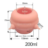 Kitten Puppy Milk Feeder 5 Teats Silicone Simulation Milking Feeder Nursing Station Small Animals Drink Food Dispenser Supplies