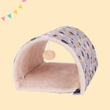 Warm Deep Cat Litter Winter Comfort Bed For Cats Fully Enclosed Cat House Sleeping Cat's House Cats Tunnel Bed Pet Accessories