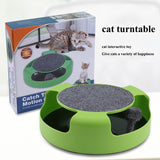 Rotating Cat Turntable Puzzle Play Board Funny Puppy Treat Toy Shadowless Mouse Pet Supplies Scratcher Accessories Products