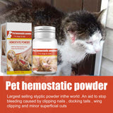 50g Styptic Powder Safe For Dogs Cats Quick Blood Stopper Pet Wound Healing Hemostatic Powder Pet Healthy Care Supplies