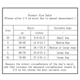Pet Diaper Puppy Dog Diapers Underwear Diaper Female Dog Cat Sanitary Panties Physiological Shorts Pants for Small Medium Dogs