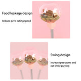 Cat Leaking Food Balls Self Playing Tumbler Toy Funny Swing Feeder Stick Kitten Puzzle Interactive Game Exercise Pet Products