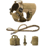K9 Tactical Military Vest Pet German Shepherd Golden Retriever Tactical  Training Dog Harness and Leash Set For All Breeds Dogs