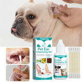 Dog Ear Cleaner Pets Otic Cleanser Drops Mild Cleansing Oil For Dogs & Cats Ear Cleansing Earwax Removal And Deodorization