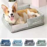 Dog Beds Warm Sleeping Cotton Puppy Bed Washable Detachable Oxford Cloth Kennel Cat Nest Bottom Waterproof Small Cat&amp;Dog Nest