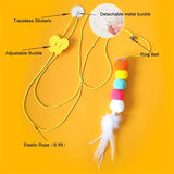 10 Kinds Cat Hanging Door Toys with Bell Retractable Catnip Toys Adjustable Length Funny Self-hey Pet Supplies Cat Accessories