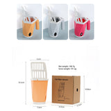 Cat Litter Scoop Integrated Detachable Deep Cat Litter Shovel with Built in Bag Holder,Cat Toilet Clean Tool with 15 Poop Bags