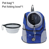 Pet Dog Carrier Bag Carrier For Dogs Backpack Out Double Shoulder Portable Travel Backpack Outdoor Dog Carrier Bag Travel Set