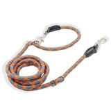 2.6M Hands Free Dog Slip Leash for Running Multifunctional Dog Training Leads Nylon Double Leash for Puppy Small &amp; Large Dogs