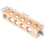 Bird Toys Foraging Toy Natural Wood Block Parrot Chewing Toy for Small and Medium Size Birds Improve Health Kill Boredom Y5GB