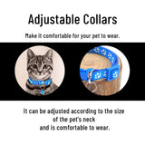 Colorful Cute Bell Collar Adjustable Buckle Cat Collar Pet Supplies Footprint Personalized Kitten Collar Small Dog Accessories