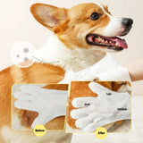 6Pcs/Pack Antibacterial No-wash Gloves Pet Disposable Cleaning Massage Gloves Cats Dogs Deodorant Puppy Kitten Cleaning Supplies