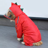 Fashion 3D Dinosaur Frog Style Raincoats Pet Dog Waterproof Clothes for Small Medium Big Dogs Rain Coat Pug Teddy Corgi Jacket