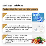 Pet Liquid Calcium Dog Calcium Tablets Bone Calcium Supplement Puppies Pregnant Dogs Cat Calcium Supplement Nutrient Solution