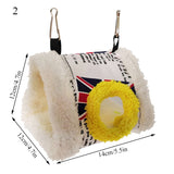 2022 Spring New Parrot Hammock Fashion Pet Bird Parrot Cages Warm Hammock Hut Tent Bed Hanging Cave For Sleeping And Hatching