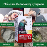 Clean up the respiratory tract, increase flying ability, improve breathing quality, dove medication, snoring and snoring