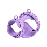 New Four Seasons Pvc Puppy Basic Collar Dog Chest Harness Quick Release Personalized Solid Color Leash Pet Supplies Set