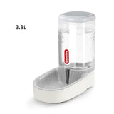 3.8 L Pet Automatic Feeding Bowls Dog Food Feeder Cat Water Feeder Large Capacity Food Water Dispenser Large Capacity Pet Bowls