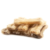 2/3/4/6/8 Inch Leather Cowhide Bone Molar Teeth Clean Stick Dog Chews Toys Puppy Natural Non-Toxic Food Treats Durable Pet Toy