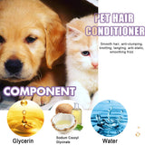 50ml Pet Hair Conditioner Pet Hair Cleaning Care Pet Non-knotted Pet Hair Care Cream Cat Dog Soft Hair Conditioning Oil Cream