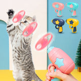 Funny Cat Interactive Teaser Training Toy Creative Kittens Mini Bamboo-copter Games Toys Pets Supplies Accessories Toys For Cat