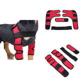 Pet Knee Pads Support Brace for Leg Hock Joint Wrap Breathable Injury Cover Legs Dog Protector Support Protect Bandage Supplies