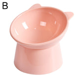 High Foot Dog Bowl Bowl 45°neck Protector Pet Pet Bowl Feeder Bowl Water Anti-overturning Food Feeding Pet Cup Y3a8