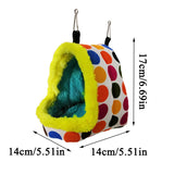 2022 Spring New Parrot Hammock Fashion Pet Bird Parrot Cages Warm Hammock Hut Tent Bed Hanging Cave For Sleeping And Hatching