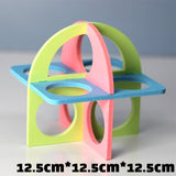 pet Hamster Toys Wooden Rainbow Bridge Seesaw Swing Toys Small Animal Activity Climb Toy DIY Hamster Cage Accessories