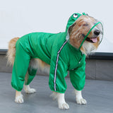 Fashion 3D Dinosaur Frog Style Raincoats Pet Dog Waterproof Clothes for Small Medium Big Dogs Rain Coat Pug Teddy Corgi Jacket