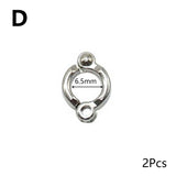 2Pcs Pet Birds Training Leash Rings Clip Parrot Flying Accessory Pigeon Leg Ring Bird Supplies Opening Foot Ring Accessories